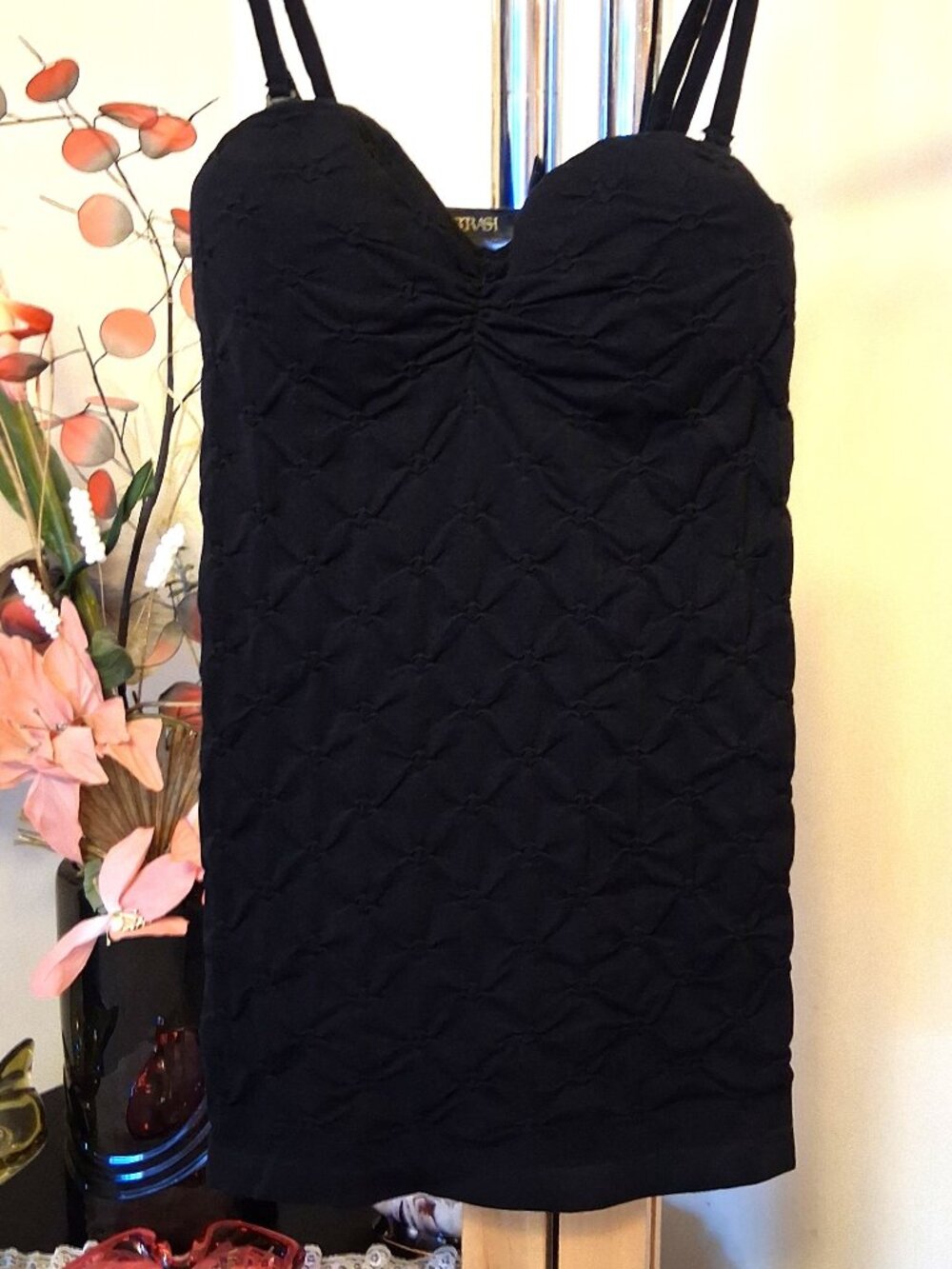 NWOT Supertrash Luxury Flowy Black Camisole Soft Stretch Spaghetti Strap Top 4